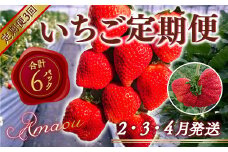 【期間限定発送】 いちご 定期便 あまおう 2p 3回 総計6P [THE FARM_strawberry 福岡県 宇美町 um40azo780012] イチゴ 苺 フルーツ 果実 甘い 小分け