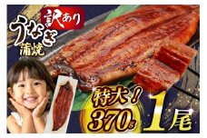 うなぎ 訳あり 鰻 蒲焼 特大 1尾 約370g 不揃い 規格外 小分け [大黒物産 福岡県 宇美町 um40bak830008] タレ 山椒付 茶葉蒸し ウナギ うなぎ蒲焼 鰻蒲焼き 蒲焼き かば焼き 真空パック 個包装 冷凍 unagi