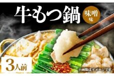 牛もつ鍋 味噌味 3人前セット PE005
