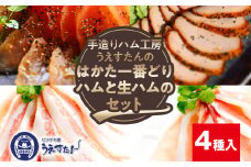 うえすたんのはかた一番どりハムと生ハムのセット うえすたん セット 詰め合わせ 博多一番どり 生ハム 生ベーコン パストラミ 冷凍 福岡県 志免町 送料無料