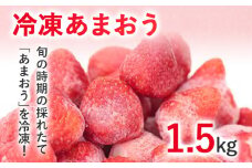 冷凍あまおう1.5kg お取り寄せグルメ お取り寄せ 福岡 お土産 九州 福岡土産 取り寄せ グルメ 福岡県
