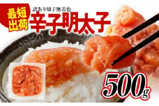 訳あり 無着色辛子明太子 500g バラコ 【賞味期限：2025年1月17日】 海鮮 魚介 熟成 お取り寄せ 小分け 白ワイン わけあり 理由あり 切れ子 切子 めんたいこ お取り寄せグルメ 博多 福岡 お土産 ギフト 業務用 HACCP認定