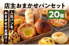 店主おまかせ パン 20個 セット 惣菜パン 菓子パン 冷凍パン パンセット 種類おまかせ 人気ベーカリー 詰め合わせ 食べ比べ ランダム スイーツ デザート 冷凍 ぱん ぱんセット 取り寄せ グルメ