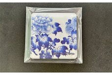 須恵町 ノベルティグッズ 須恵焼き(牡丹) マグネット SE004-1