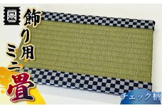 竹田たたみ店　ミニ畳(ルーミー・ダイケン健やか表[銀白])　TT012-1