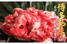 AB200.博多和牛ロース・肩ロース切落し300g
