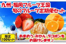 CD017.【人気】九州・福岡フルーツ王国.旬のフルーツ定期便Ｃセット