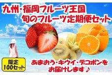 CE013.【人気】九州・福岡フルーツ王国.旬のフルーツ定期便Hセット