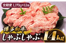 K038.博多和牛しゃぶしゃぶ（定期便：全１２回）