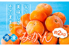 A1560.冷凍みかん約2キロ【限定１００セット】