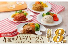 ZG139.累計７０万個突破記念！お試し1.2㎏!４種ハンバーグセット【150g×8個】
