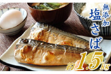 ZH148.バラ凍結で便利！塩さば（約1.5kg）