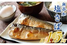ZH148.バラ凍結で便利！塩さば（約1.5kg）