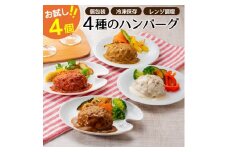 Z264.累計300万個突破記念！お試し４個／４種ハンバーグセット【150g×4個】