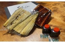 AE205.鰻の蒲焼きと白焼きセット（各1尾・計400g前後）