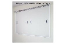 KBE001.（11018）窓用ワンタッチ防音ボード2枚連結タイプ（幅926-1215mm・高さ1206-1505mm）