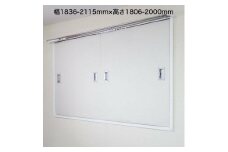 O0C001.（11034）窓用ワンタッチ防音ボード3枚連結タイプ（幅1836-2115mm・高さ1806-2000mm）