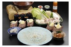 JH004.日本料理てら岡・虎ふぐ「絆」コース・白子付き（7人前）
