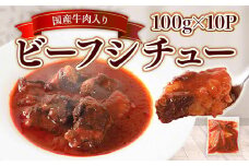 国産牛肉入りビーフシチュー 100g×10P　BI003
