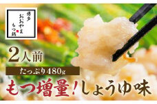 博多もつ鍋おおやま　しょうゆ味　2人前+もつ240ｇ AH016