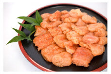 【毎月定期便】大満足!訳あり辛子明太子　小切500g(100g×5パック)全3回　AO061