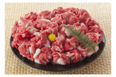 【毎月定期便】【A4～A5】博多和牛切り落とし 1kg(500g×2パック) 全3回　AO098