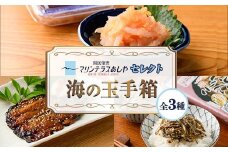 筑前芦屋 海の玉手箱セット(全3種) 明太 明太子 めんたい めんたいこ 海鮮 魚介 魚卵 いか イカ いかめんたい いか明太 いわし イワシ 鰯 いわしみりん あしやみりん みりんぼし いりこ セット 名物 おかず おつまみ 晩酌 冷凍【マリンテラスあしや】as13-009
