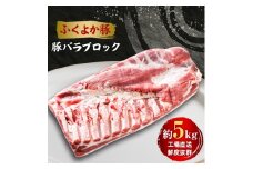 工場直送・鮮度抜群・ダイナミック　＜ふくよか豚＞豚バラブロック　約5kg_豚バラブロック 豚バラブロック肉 豚肉 ブタ肉 豚 豚バラ ブロック肉 塊肉 自家製ベーコン チャーシュー しゃぶしゃぶ 角煮 燻製 煮込み料理 ふくよか豚 焼き鳥 サムギョプサル 冷蔵【1028581】