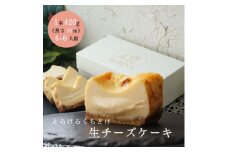 とろける生チーズケーキ 420g/1本(福岡県水巻町)【1381767】