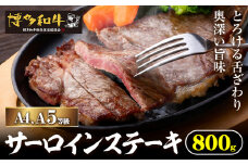 A4、5等級博多和牛サーロインステーキ 800g 久田精肉店株式会社《30日以内に出荷予定(土日祝除く)》小竹町 博多和牛 牛肉 サーロインステーキ 冷凍食品 厳選 国産 送料無料