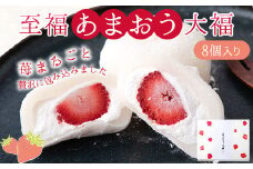 至福あまおう大福 8個セット 北九食品株式会社 《30日以内に出荷予定(土日祝除く)》大福 和菓子 スイーツ 鞍手郡