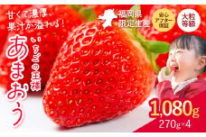 ★2026年出荷分★【先行予約】いちご あまおう 大容量産あまおう 1080g 【着日指定不可】《2月中旬-4月末頃出荷》 イチゴ　苺