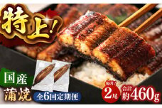 全6回定期便 特大！ 鹿児島産 うなぎ 蒲焼 2尾セット▼ タレ たれ 国産  桂川町/山水商事 [ADAH013]