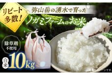 【新米 令和6年産】弥山岳の岩清水で育ったノガミファームの お米 白米 10kg ( 5kg ×2袋） ▼ おすすめ 人気 ランキング 高評価 国産 福岡県産 九州 米 お米 白米 ご飯 ごはん ゴハン 白飯 精米 桂川町/NOGAMI FARM[ADAU005]