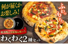 【合鴨家族の小麦使用】ピザ わくわく2枚セット(マルゲリータ・お任せ1枚）▼ピザ 冷凍 ピザ窯 ぴざ PIZZA パーティー ピッツァ 人気 本格 石窯 クリスマス　 桂川町/PIZZERIA TUTTI [ADBH021]