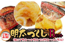 ご飯のお供！明太づくしBセット（数の子明太子・いか明太子・サーモンハラス明太漬）【福岡 お取り寄せ 福岡 お土産 九州 明太子 めんたいこ ご飯のお供 魚卵 魚介類 水産 食品 人気 おすすめ 送料無料 CA055】