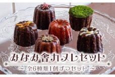 みなみ舎カヌレセット【お菓子 菓子洋菓子  焼き菓子 スイーツ おやつ カヌレ かぬれ 美味しい おいしい オススメ 人気 食品 福岡県 筑前町 CF001】