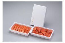 無着色辛子明太子セット(一本物/切子)500gX2【明太子 明太 めんたいこ 辛子明太子 本格 一本物 切子500g セット 1kg １キロ 卵 海鮮 魚介類 博多名物 魚介 人気 明太子 おすすめ 贈答用 ギフト用 ブレ前途用 福岡 冷凍 おかず 明太子 めんたい 筑前町 ふるさと納税 送料無料 FK002】