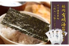 2B2 福岡有明のり 海セット②（焼きのり半切り5枚入り×10袋）