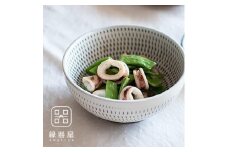 AA45 小石原焼 カネハ窯 飛び鉋中鉢(全飛び鉋)