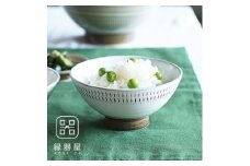 AA95 小石原焼 カネハ窯 飛び鉋飯碗 大(フチ飛び鉋)