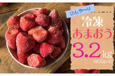 2J5-S 【冷凍】 博多 あまおう 3.2kg（800g×4袋）
