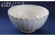 H57 小石原焼 刷毛目 どんぶり 直径約15.5cm（マルダイ窯）