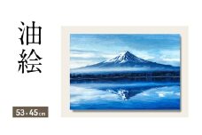 油絵で高級感のある風景画を描きます（53×45cm）