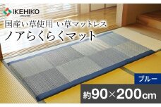 ノアらくらくマット（90×200）（ブルー）　AA083