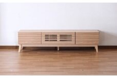 【開梱・設置】アゼル 150cm テレビボード（ナチュラル）　AX001