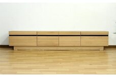 【開梱・設置】ミリオン 210cm テレビボード（ナチュラル）　AX053
