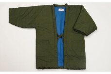 久留米はんてん　紳士紬はんてん　LLサイズ（グリーン）　BA012