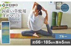 畳ヨガＥＣＯ　ｓｋｙｓｅａ　（６６×１８５）（ブルー）　AA065