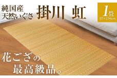 純国産天然いぐさ　「掛川　虹」１畳（黄色）　BG001